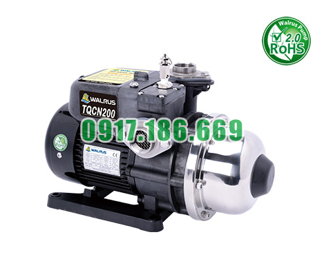 Bán Bơm nước tăng áp điện tử WALRUS TQCN200 chính hãng