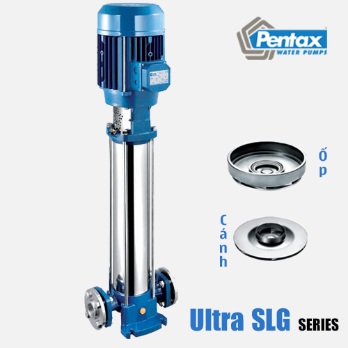 Bán Bơm nước tăng áp trục đứng Pentax U9SLG 750/12T chính hãng
