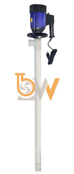 Bơm thùng phuy chuyên dụng cho axit mạnh, kiềm mạnh, vật liệu PTFE model JDT-600W